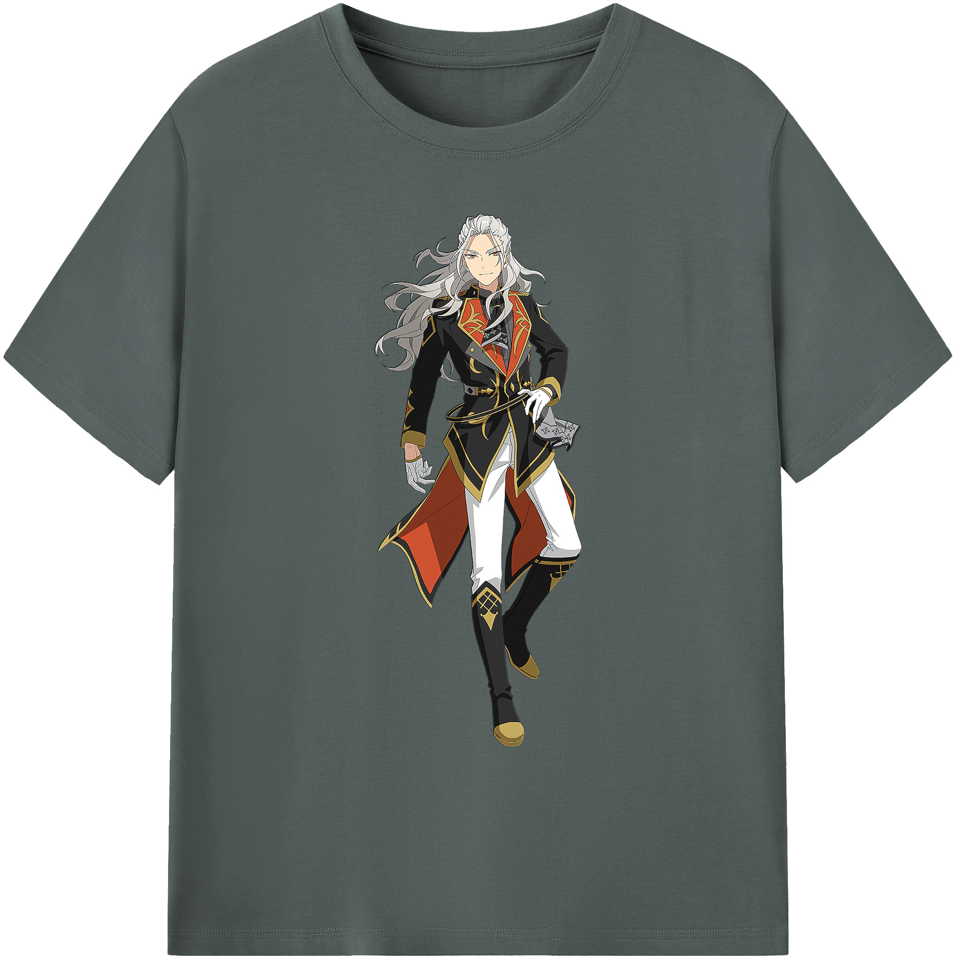 （画像用） あんさんぶるスターズ! Ensemble Stars 綿100％ メンズ半袖Tシャツ｜肌触りやわらか＆通気性